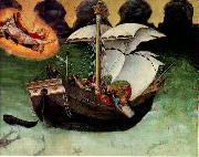 Quaratesi Altarpiece: St. Nicholas saves a storm-tossed ship gfh GELDER, Aert de